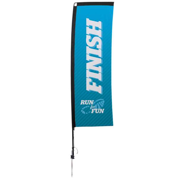Load image into Gallery viewer, 10' Rectangle Flag - Advertising Banner Kit - Single Sided