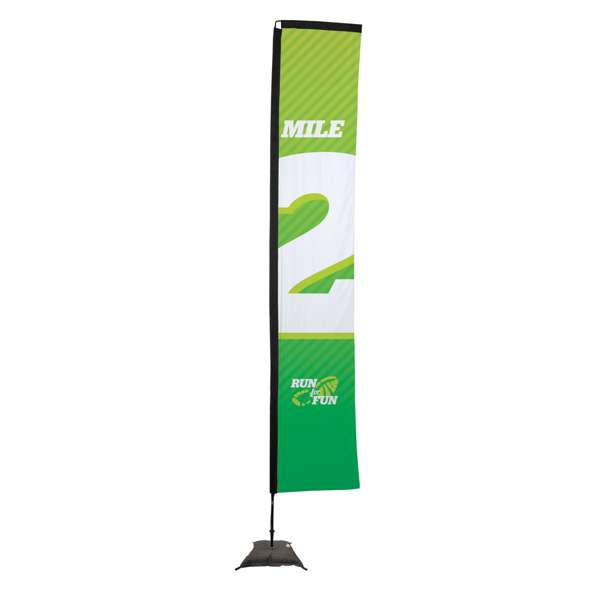 Load image into Gallery viewer, 14.5' Rectangle Flag - Advertising Banner Kit - Single Sided