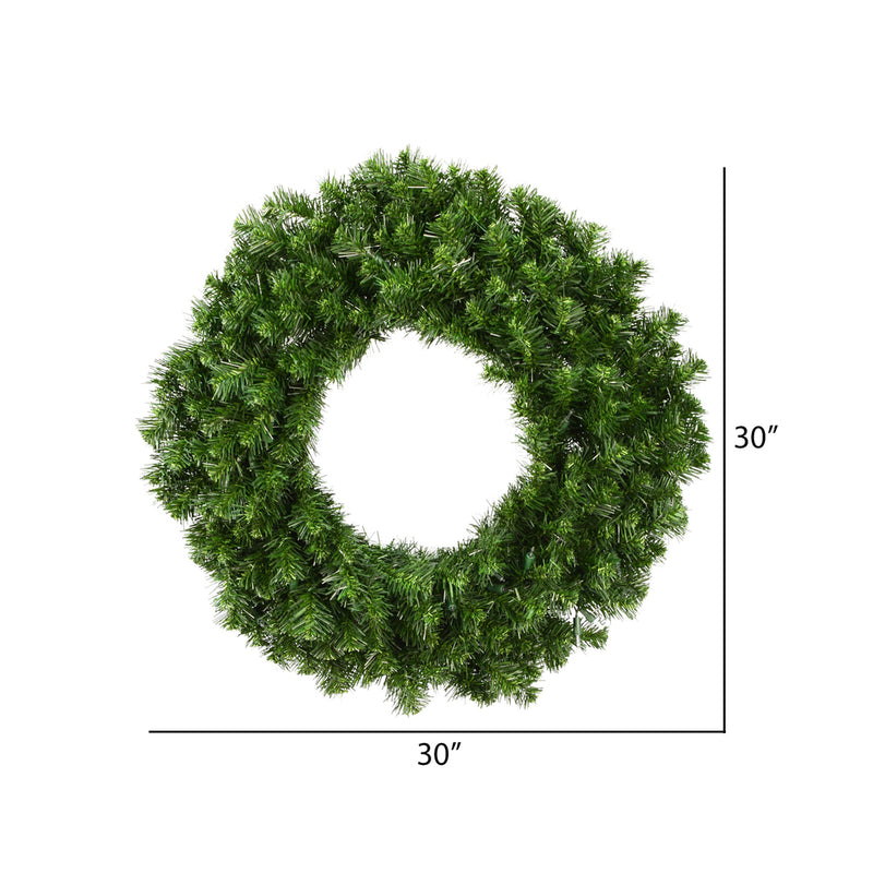 Load image into Gallery viewer, 30" Unlit Artificial Commercial Christmas Wreath