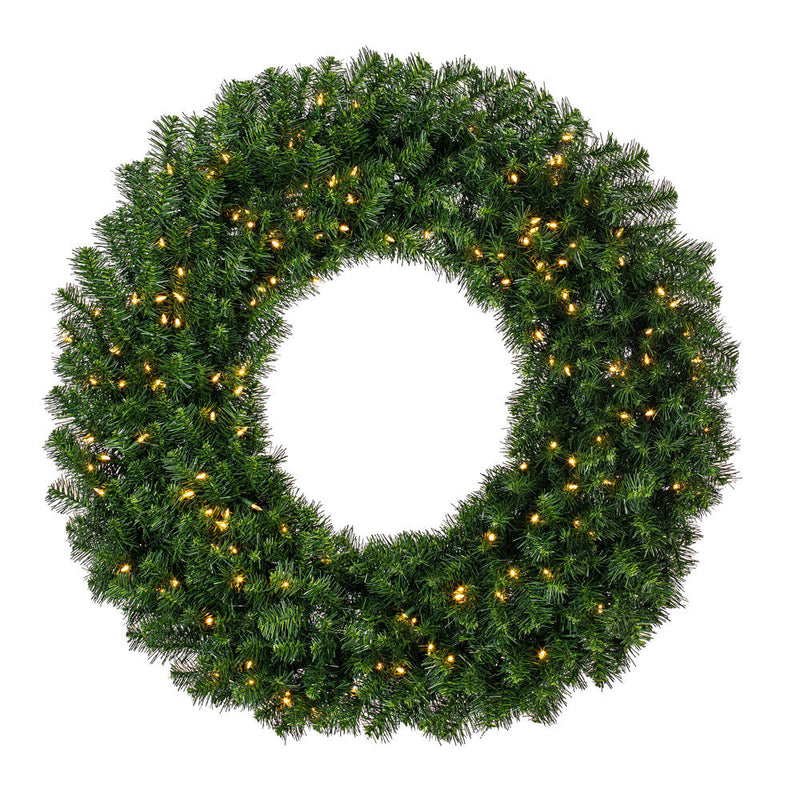 Load image into Gallery viewer, 48" Pre-Lit LED Artificial Commercial Christmas Wreath