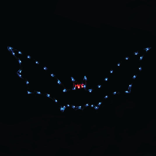 5' Wide Black Bat Ground Mount Halloween Decoration