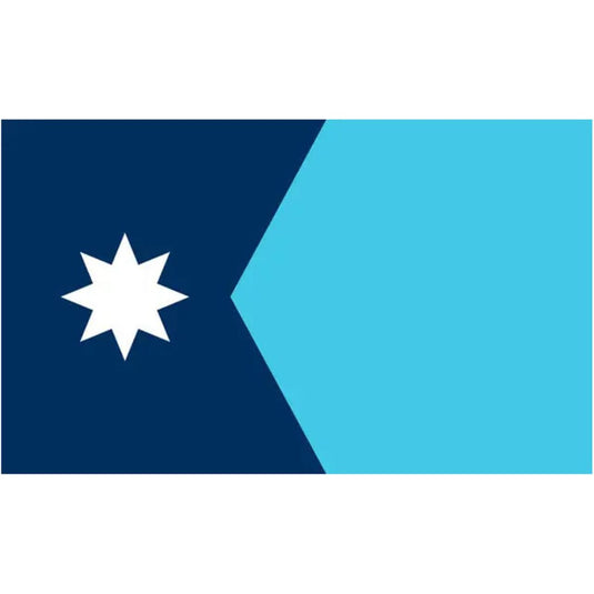 6' x 10' Minnesota State Flag - Nylon - Header & Grommets