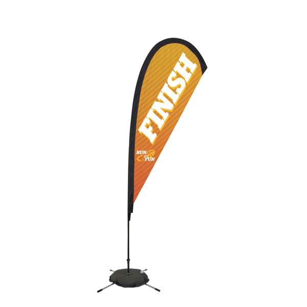 Load image into Gallery viewer, 8' Teardrop Flag - Advertising Banner Kit - Single Sided