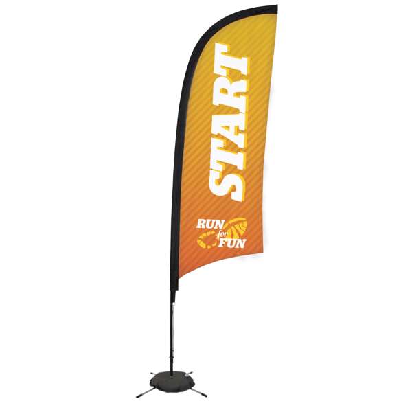 Load image into Gallery viewer, 9' Feather Flag - Razor Banner Flag Kit - Single-Sided