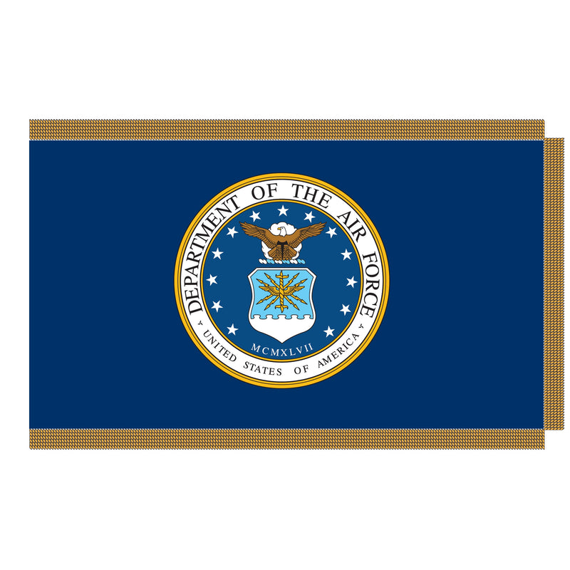 Load image into Gallery viewer, 4' x 6'  Pole Hem and Fringe Nylon Military Flags