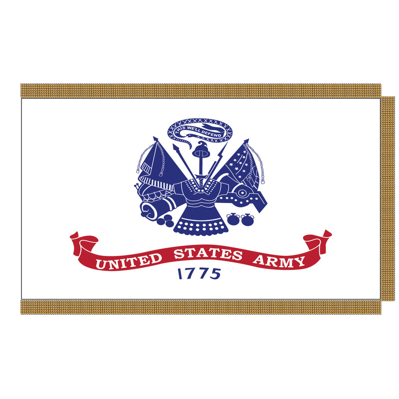 Load image into Gallery viewer, 3' x 5'  Pole Hem and Fringe Nylon Military Flags