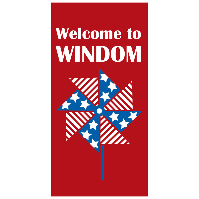 Load image into Gallery viewer, BS127 Pin Wheel - Pole Banner