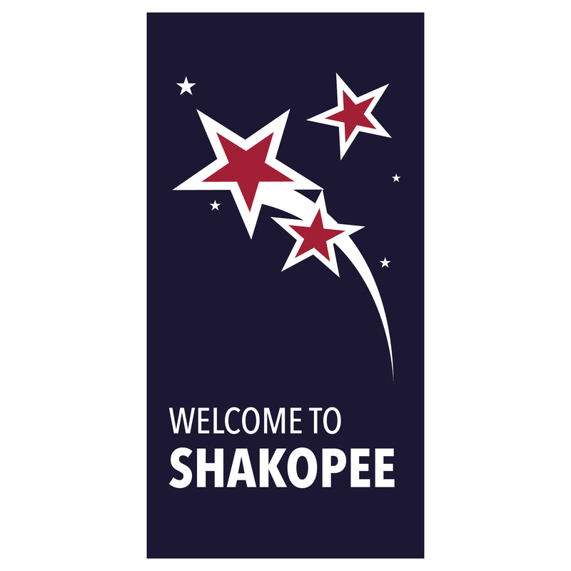 Load image into Gallery viewer, BS705 Patriotic Stars - Pole Banner