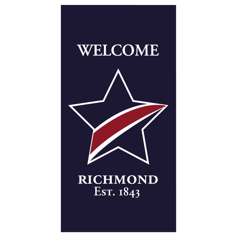 Load image into Gallery viewer, BS713 Striped Star - Pole Banner