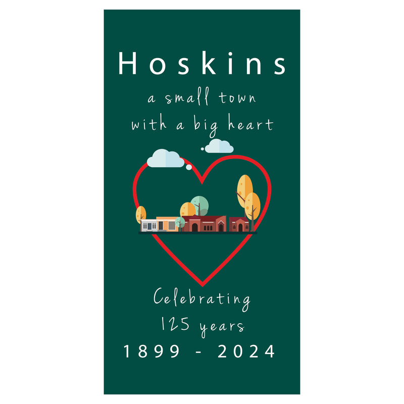 Load image into Gallery viewer, BS718 Town Anniversary - Pole Banner