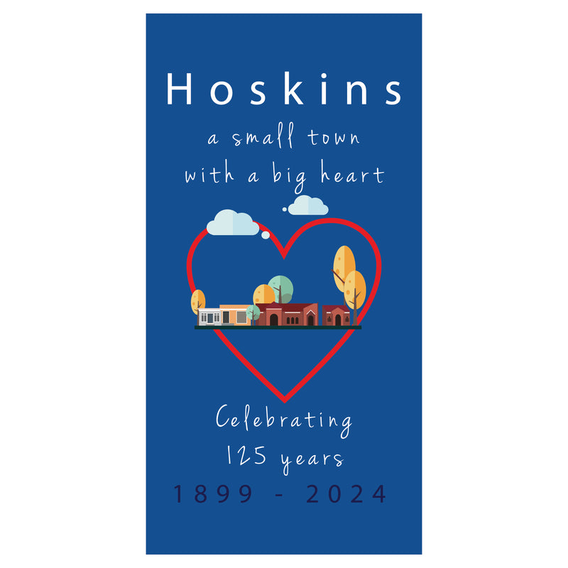 Load image into Gallery viewer, BS718 Town Anniversary - Pole Banner