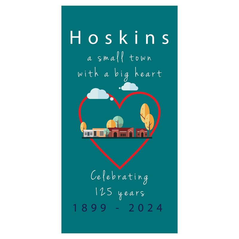 Load image into Gallery viewer, BS718 Town Anniversary - Pole Banner