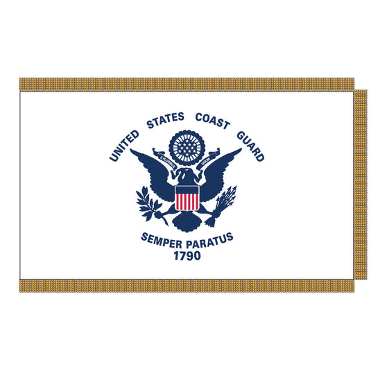 4' x 6'  Pole Hem and Fringe Nylon Military Flags