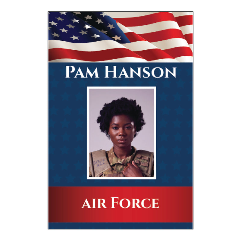 Load image into Gallery viewer, D602 Field of Stars Hometown Hero - Garden Flag