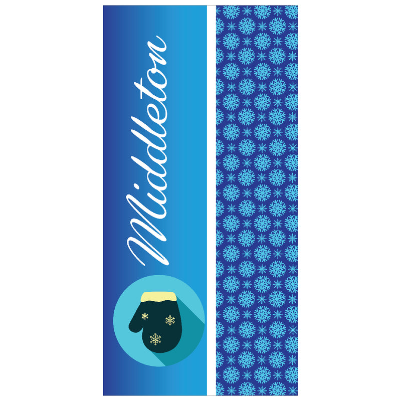 Load image into Gallery viewer, D607 Seasonal Welcome Winter - Pole Banner