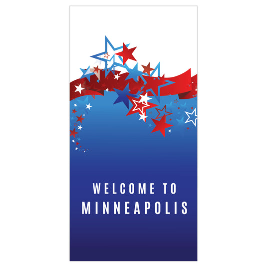 D733 Star Ribbon - Pole Banner