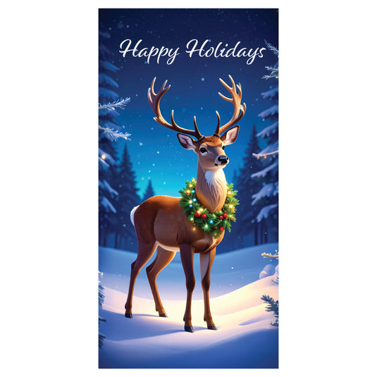 D744 Peaceful - Pole Banner