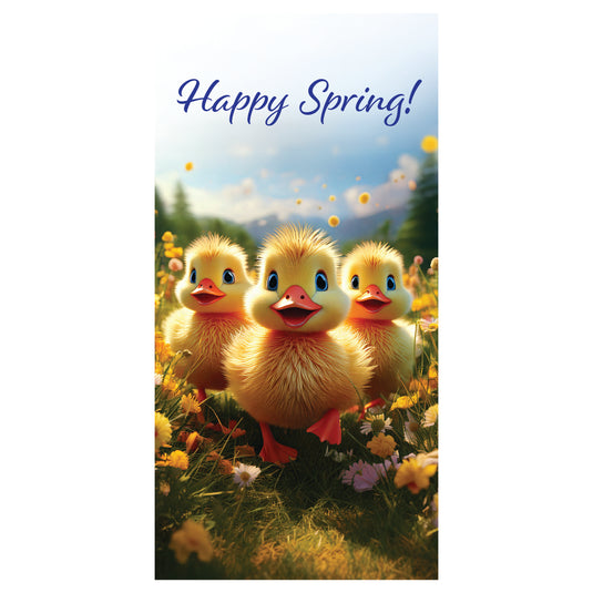 D751 Ducks in a Row - Pole Banner