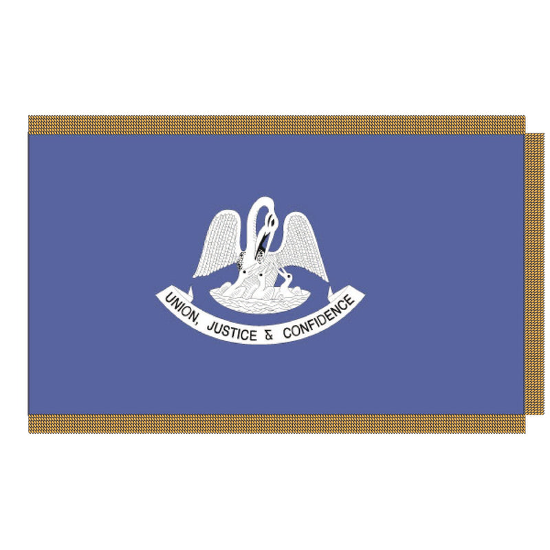 Load image into Gallery viewer, 3' x 5' Pole Hem and Fringe Nylon State Flags