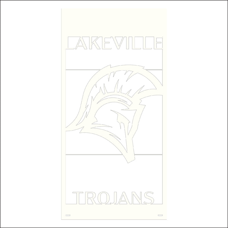 Load image into Gallery viewer, M111 Mascot Trojan - Metal Pole Banner