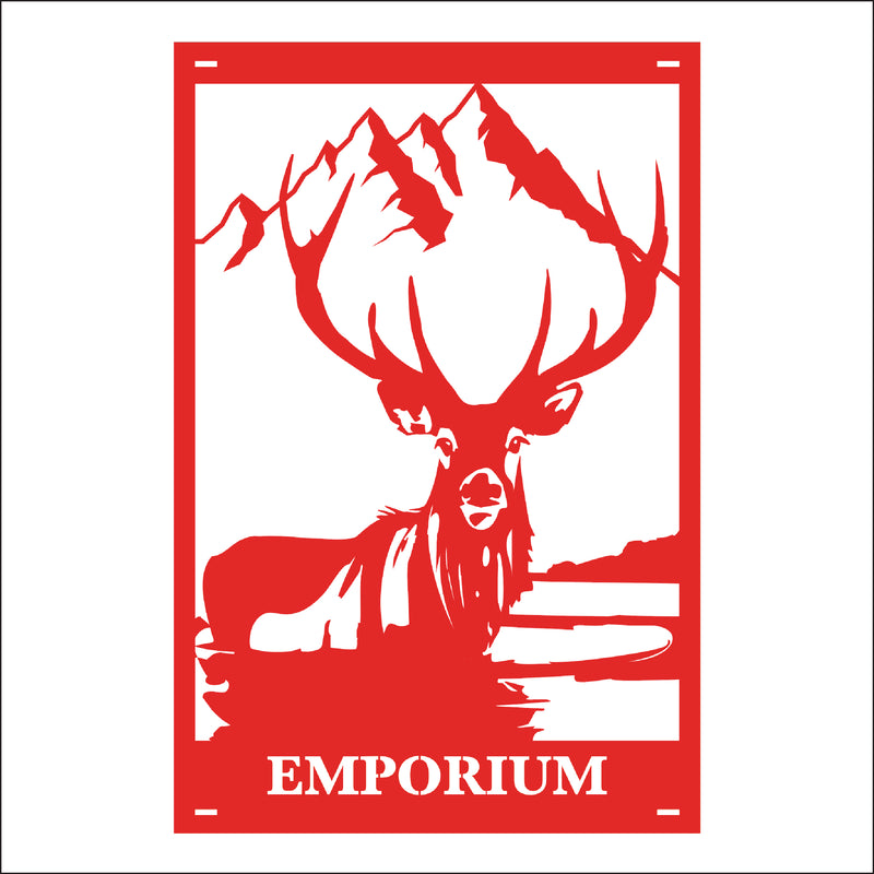 Load image into Gallery viewer, M113 Mountain Wildlife - Metal Pole Banner