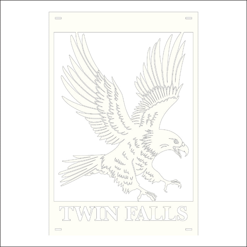 Load image into Gallery viewer, M114 Bald Eagle - Metal Pole Banner