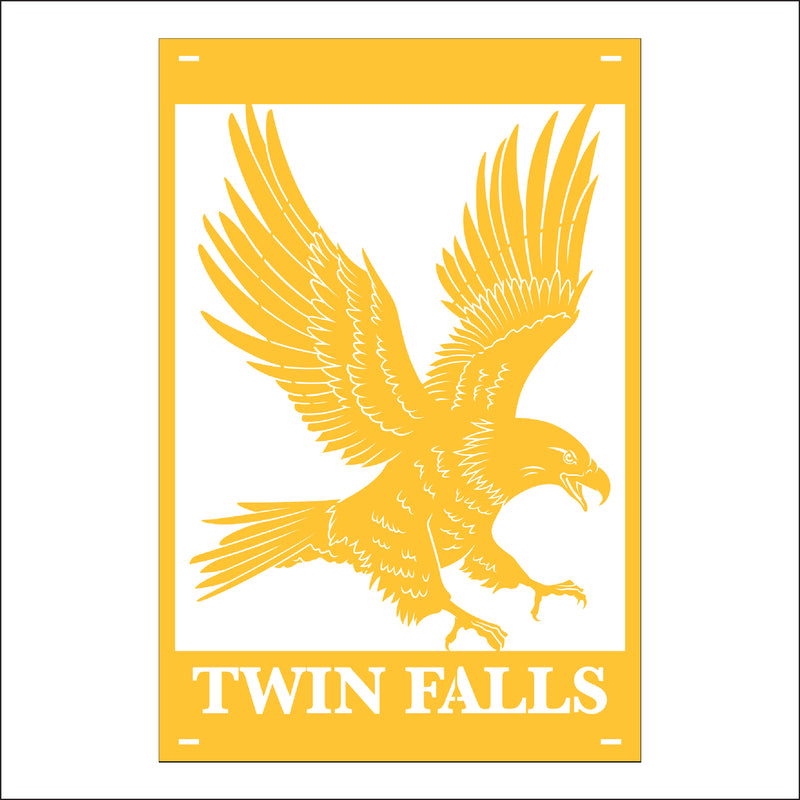 Load image into Gallery viewer, M114 Bald Eagle - Metal Pole Banner