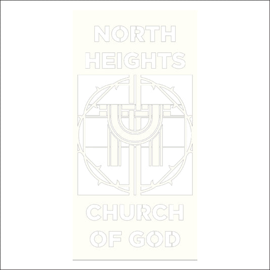 M115 Crown of Thorns - Metal Pole Banner