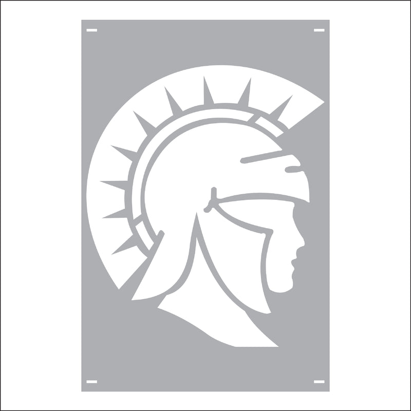 Load image into Gallery viewer, M116 Mascot Spartans - Metal Pole Banner