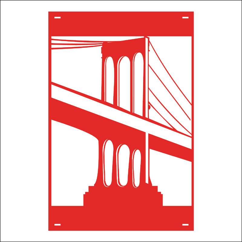 Load image into Gallery viewer, M151 Suspension Bridge - Metal Pole Banner