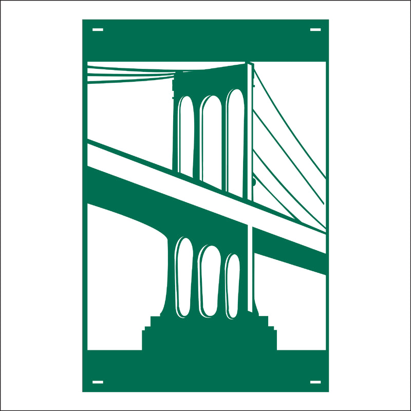 Load image into Gallery viewer, M151 Suspension Bridge - Metal Pole Banner