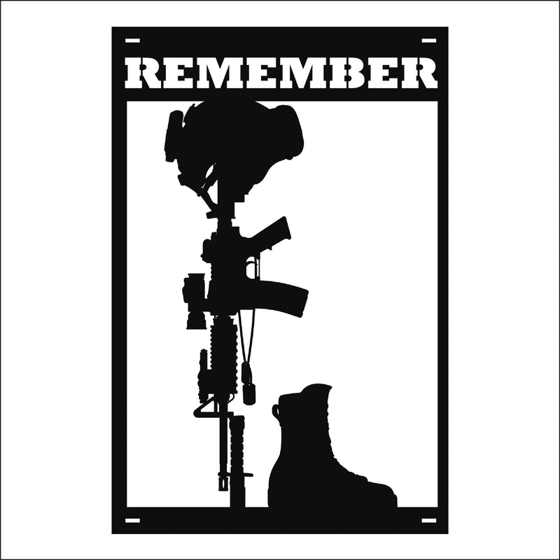 Load image into Gallery viewer, M153 Remember the Fallen - Metal Pole Banner