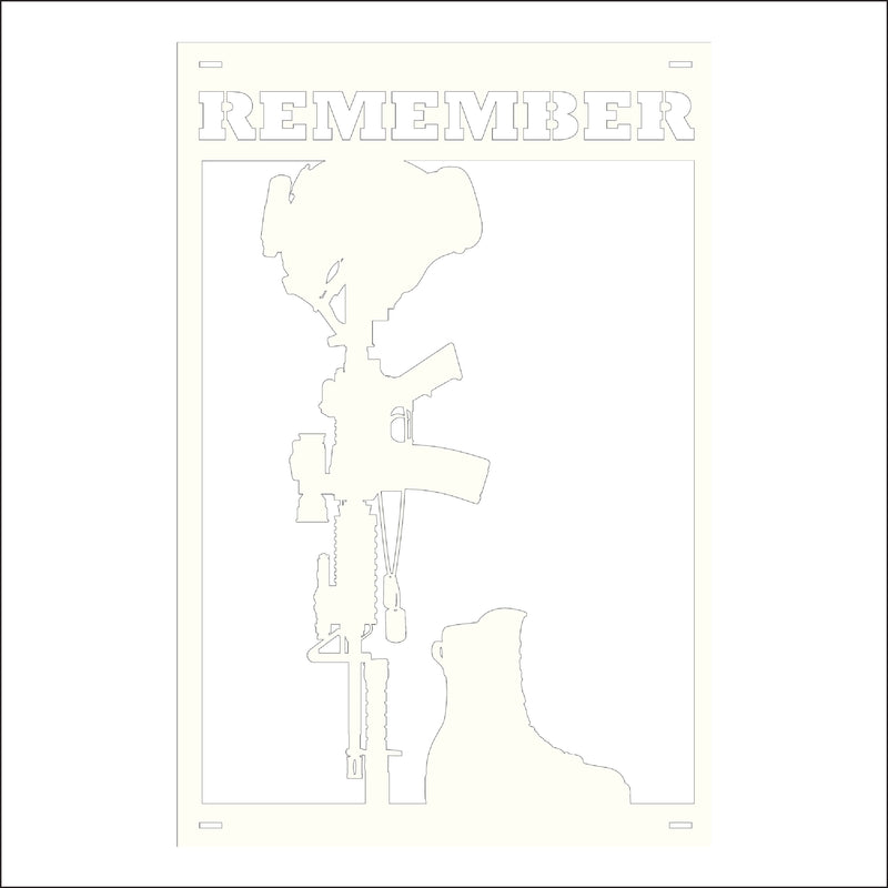 Load image into Gallery viewer, M153 Remember the Fallen - Metal Pole Banner
