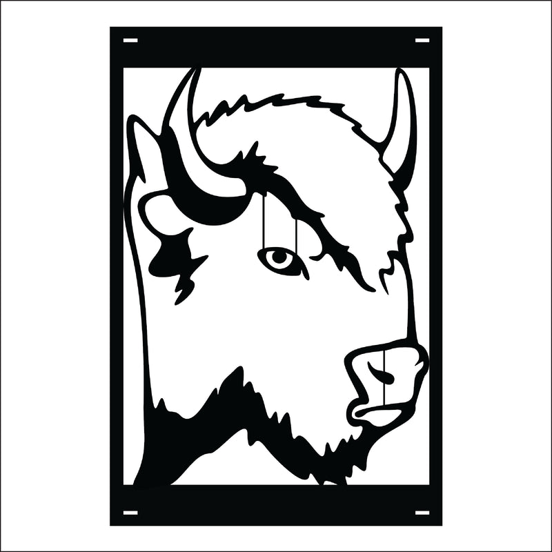 Load image into Gallery viewer, M155 Mascot Bison - Metal Pole Banner