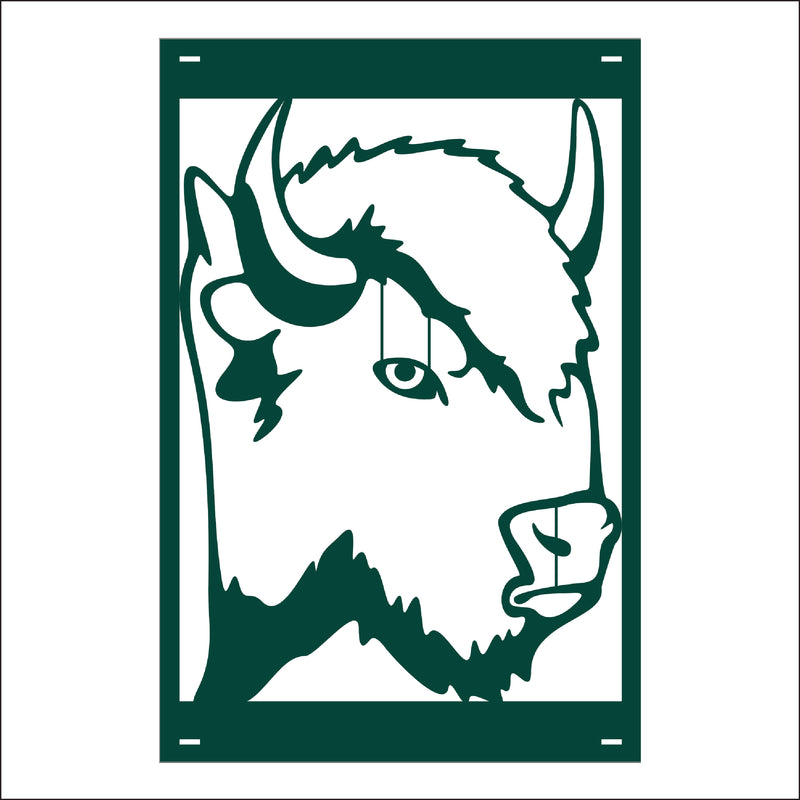 Load image into Gallery viewer, M155 Mascot Bison - Metal Pole Banner