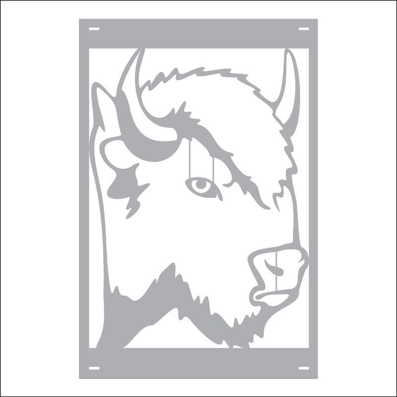 Load image into Gallery viewer, M155 Mascot Bison - Metal Pole Banner