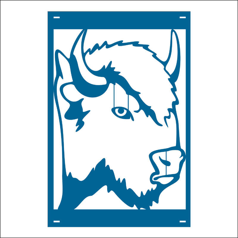 Load image into Gallery viewer, M155 Mascot Bison - Metal Pole Banner