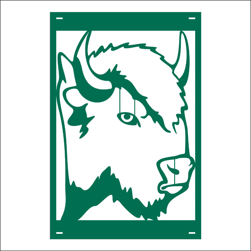 Load image into Gallery viewer, M155 Mascot Bison - Metal Pole Banner