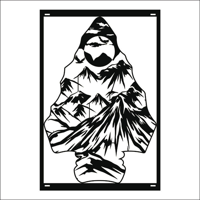 Load image into Gallery viewer, M156 Arrow Head Mountain - Metal Pole Banner