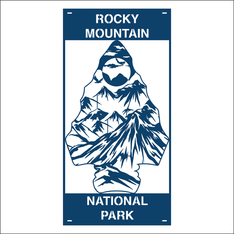 Load image into Gallery viewer, M156 Arrow Head Mountain - Metal Pole Banner