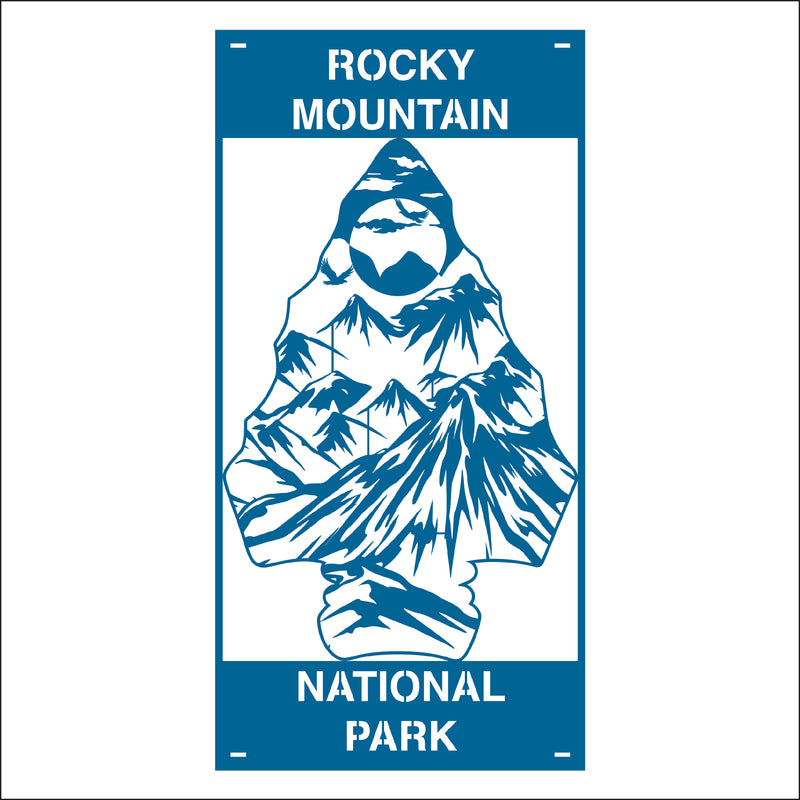 Load image into Gallery viewer, M156 Arrow Head Mountain - Metal Pole Banner