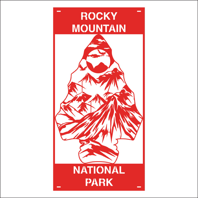 Load image into Gallery viewer, M156 Arrow Head Mountain - Metal Pole Banner
