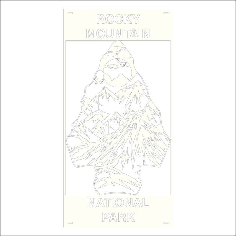 Load image into Gallery viewer, M156 Arrow Head Mountain - Metal Pole Banner