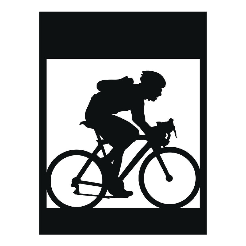 Load image into Gallery viewer, M100 Bicyclist - Metal Pole Banner