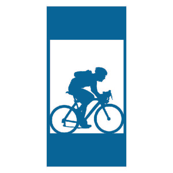 Load image into Gallery viewer, M100 Bicyclist - Metal Pole Banner
