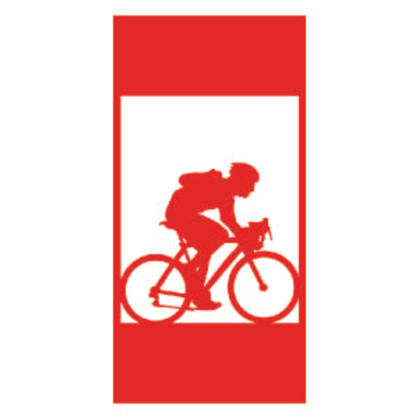 Load image into Gallery viewer, M100 Bicyclist - Metal Pole Banner