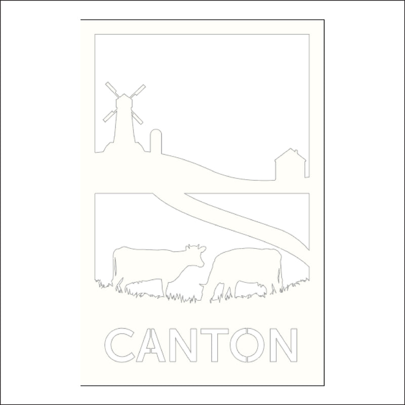 Load image into Gallery viewer, M107 Farm Town - Metal Pole Banner