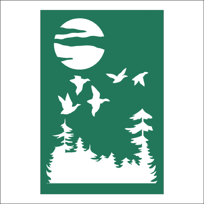 Load image into Gallery viewer, M109 Flock of Ducks - Metal Pole Banner