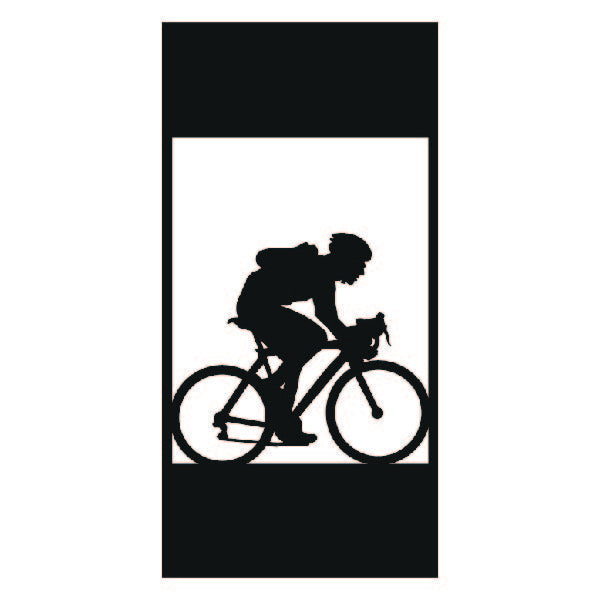 Load image into Gallery viewer, M100 Bicyclist - Metal Pole Banner