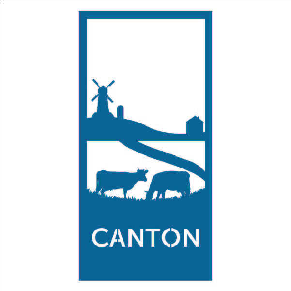 Load image into Gallery viewer, M107 Farm Town - Metal Pole Banner